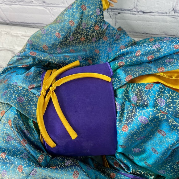 Rare Vintage Pat Dezinski Mei Su Asian Porcelain Doll Articulated Head Signed - Picture 7 of 16